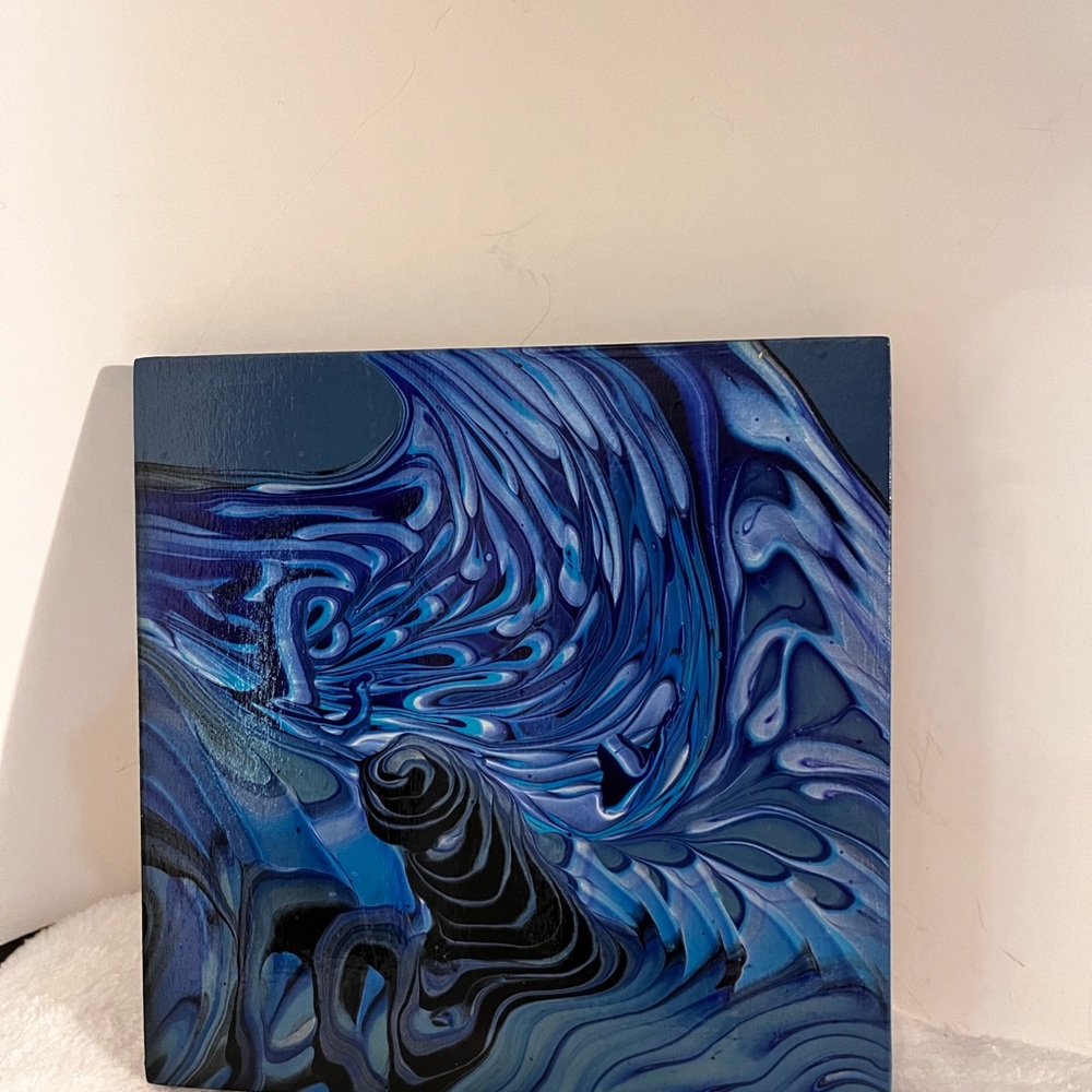 Acrylic pour painting
